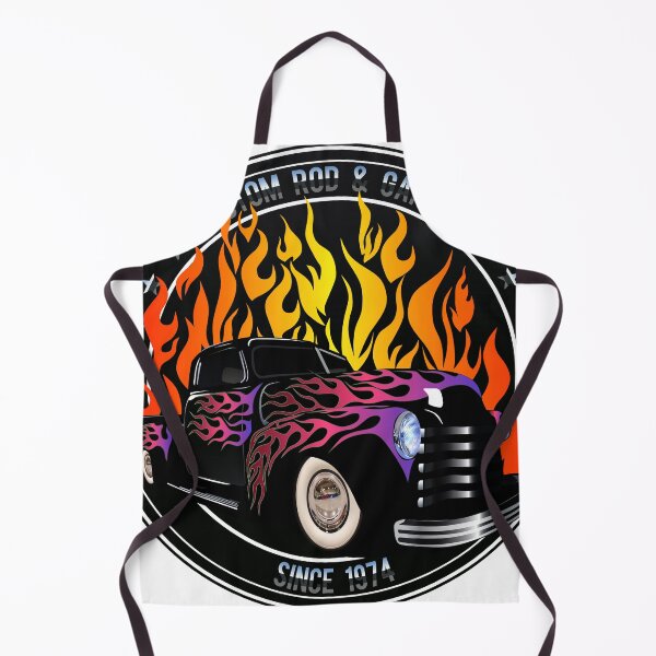 Item preview, hot rod flame garage vintage car custom logo designed and sold by Achille3777.