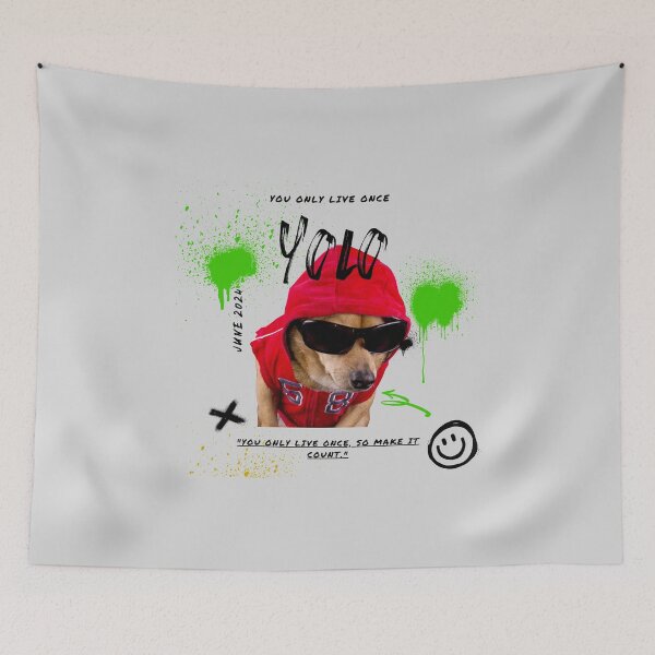 Item preview, "You Only Live Once, So Make It Count."T-shirt, Hip Hop, Youngteen. designed and sold by NONT777.