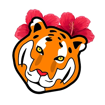 Artwork thumbnail, TigerSticker by hsstudio2025