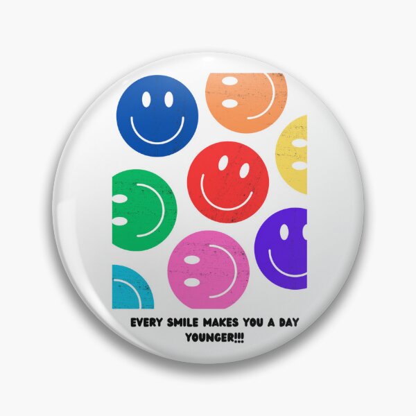 Item preview, Every Smile Makes You a Day Younger - Colorful - Motivational/ Inspirational quotes designed and sold by TishCO.