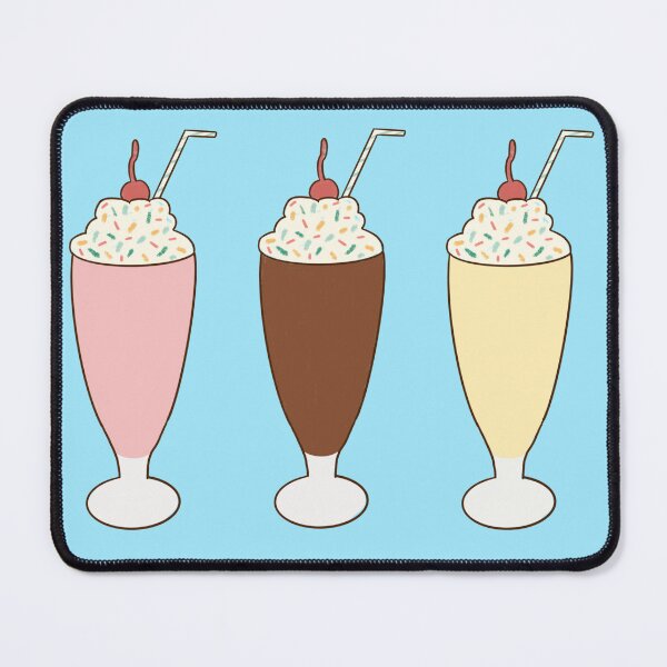 Item preview, Strawberry, Chocolate, Vanilla Milkshake designed and sold by Watermelonbites.