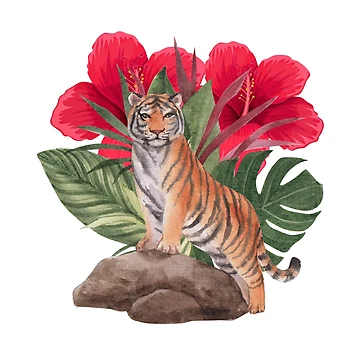 Artwork thumbnail, TigerSticker by hsstudio2025