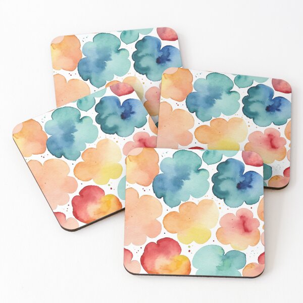 Item preview, Colorful seamless pattern with small watercolor stains designed and sold by Giuseppe Cammino.