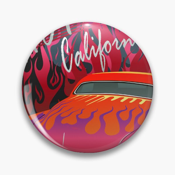 Item preview, hot rod flame vintage car fire muscle car tuning designed and sold by Achille3777.