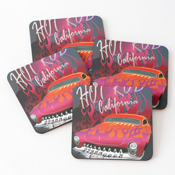 Item preview, hot rod flame vintage car fire muscle car tuning designed and sold by Achille3777.