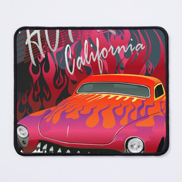 Item preview, hot rod flame vintage car fire muscle car tuning designed and sold by Achille3777.