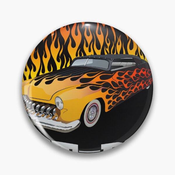 Item preview, hot rod logo flame car vintage muscle old american word designed and sold by Achille3777.