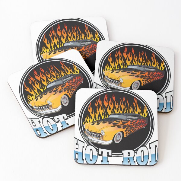 Item preview, hot rod logo flame car vintage muscle old american word designed and sold by Achille3777.