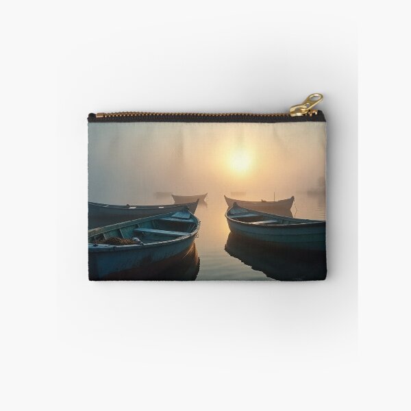 Item preview, A serene dawn at a foggy harbor designed and sold by Giuseppe Cammino.