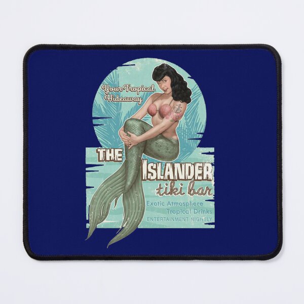 Item preview, The Islander Tiki Bar - Bettie Page Mermaid designed and sold by racecar32.