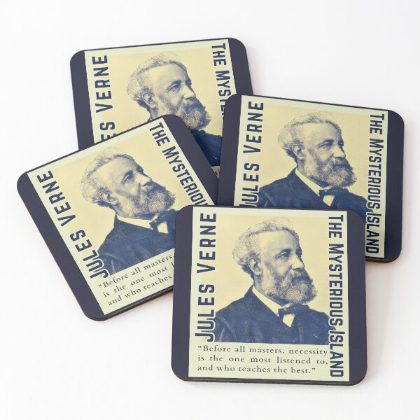 Item preview, Jules Verne quote: Before all masters, necessity is the one most listened to, and who teaches the best. designed and sold by artbleed.