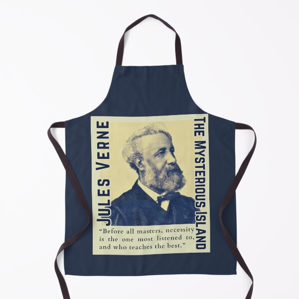 Item preview, Jules Verne quote: Before all masters, necessity is the one most listened to, and who teaches the best. designed and sold by artbleed.