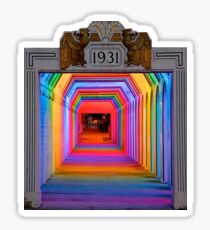 Le tunnel de couleur Sticker