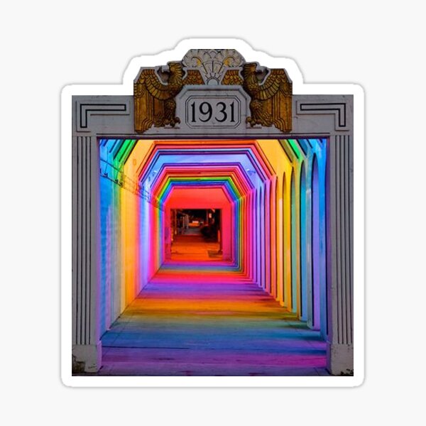 The Color Tunnel Sticker