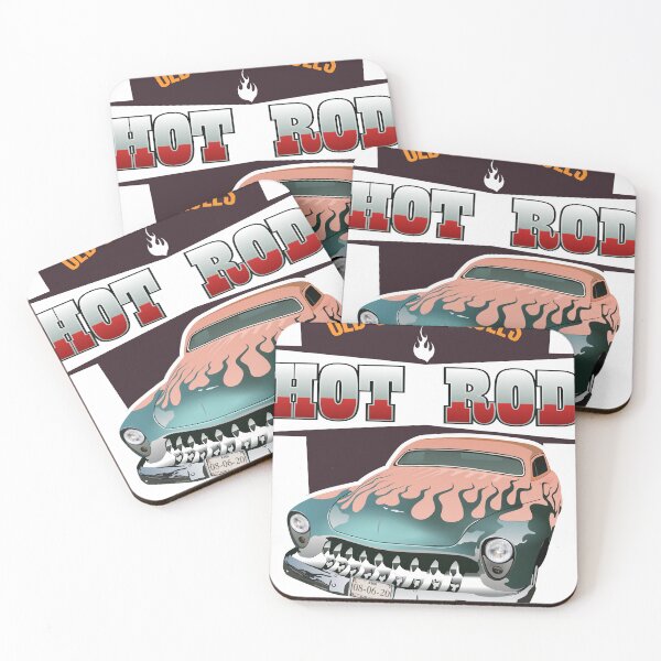 Item preview, hot rod old school rules vintage car american muscle car logo designed and sold by Achille3777.