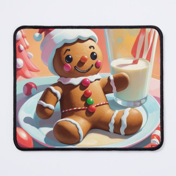 Item preview, Gingerbread Man Waiting for Santa Claus designed and sold by Izabela Włodarczyk.