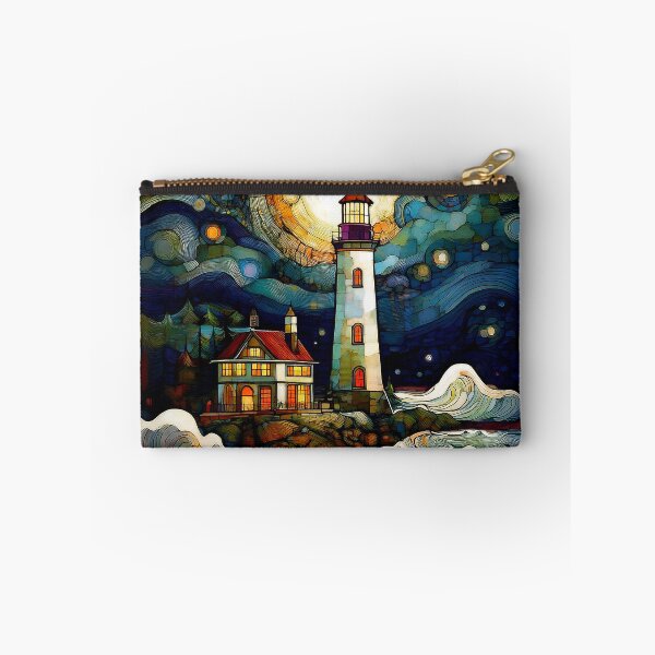 Item preview, Stained Glass Lighthouse designed and sold by Blue Horse Photo Magic.