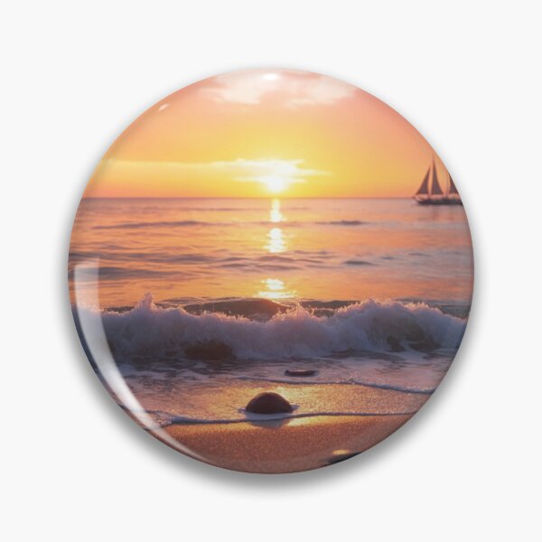 Item preview, A tranquil ocean scene at sunset designed and sold by Giuseppe Cammino.