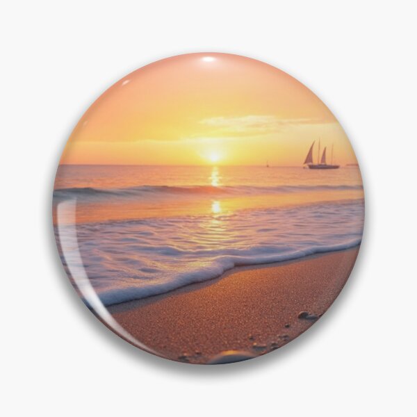 Item preview, A tranquil ocean scene at sunset designed and sold by Giuseppe Cammino.
