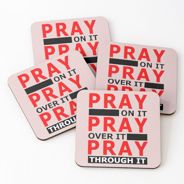 Item preview, Pray On It, Pray Over It, Prat Through It designed and sold by NA-WEARS.
