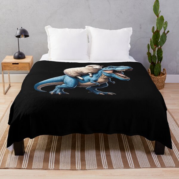 Item preview, Sheep Riding Dinosaur Farm Lover designed and sold by Kimberley King Art  King Art.