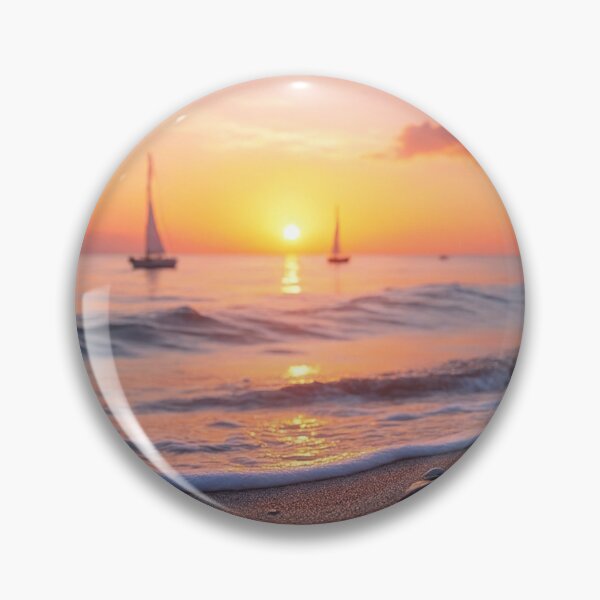 Item preview, A tranquil ocean scene at sunset designed and sold by Giuseppe Cammino.