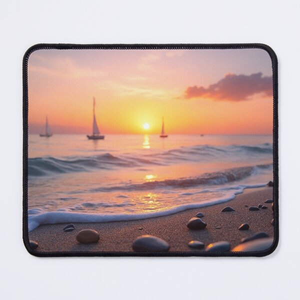 Item preview, A tranquil ocean scene at sunset designed and sold by Giuseppe Cammino.