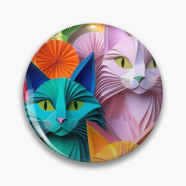 Item preview, Colrful cats and flowers art designed and sold by Photopat.