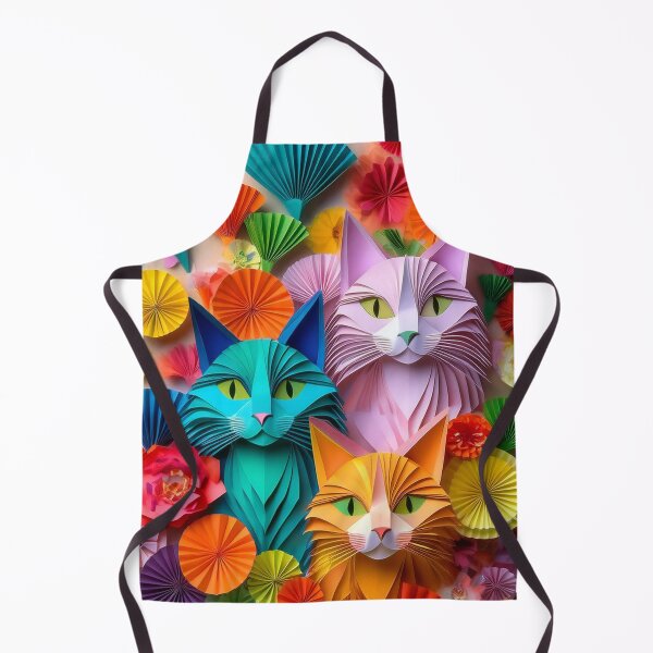 Item preview, Colrful cats and flowers art designed and sold by Photopat.