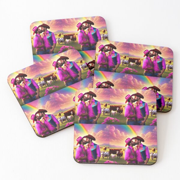 Item preview, Gay cowboys kiss designed and sold by PhilDreams.