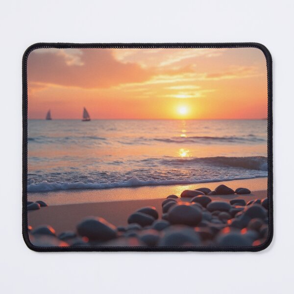 Item preview, A tranquil ocean scene at sunset designed and sold by Giuseppe Cammino.