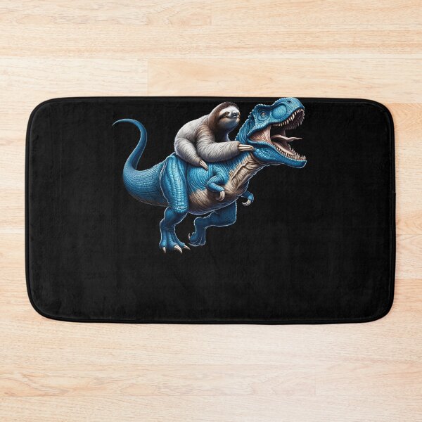Item preview, Sloth Riding Dinosaur Lover designed and sold by Kimberley King Art  King Art.