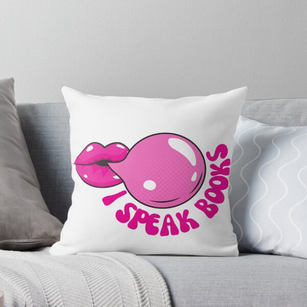 Item preview, I Speak Books - Pink Bubblegum Lips designed and sold by jenbun.