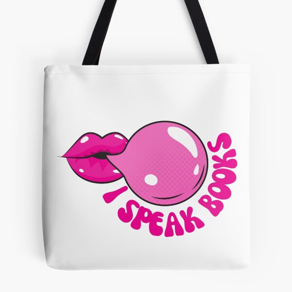 Item preview, I Speak Books - Pink Bubblegum Lips designed and sold by jenbun.