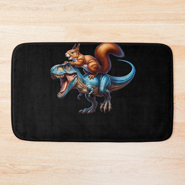 Item preview, Squirrel Riding Dinosaur Lover designed and sold by Kimberley King Art  King Art.