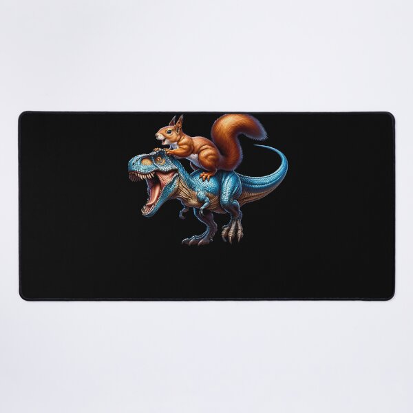 Item preview, Squirrel Riding Dinosaur Lover designed and sold by Kimberley King Art  King Art.