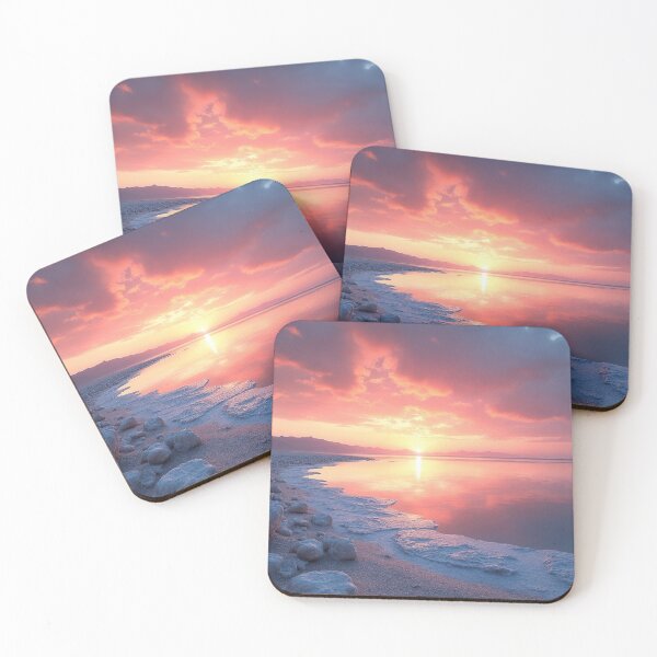 Item preview, Breathtaking landscape of the Dead Sea at twilight designed and sold by Giuseppe Cammino.