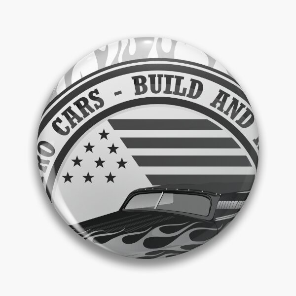 Item preview, hot rod style vintage car flame retro cars build repairs designed and sold by Achille3777.