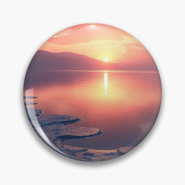 Item preview, Breathtaking landscape of the Dead Sea at twilight designed and sold by Giuseppe Cammino.
