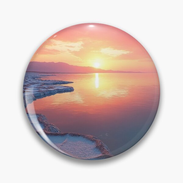 Item preview, Breathtaking landscape of the Dead Sea at twilight designed and sold by Giuseppe Cammino.