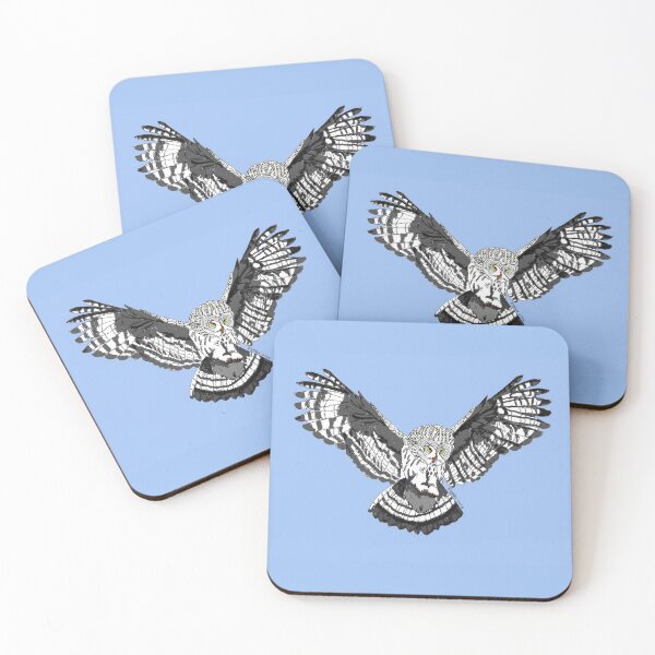 Item preview, Owl flying designed and sold by NichoArt.