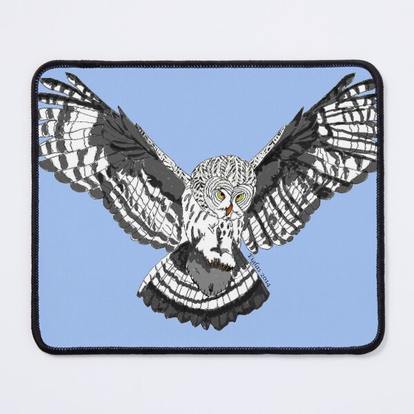 Item preview, Owl flying designed and sold by NichoArt.