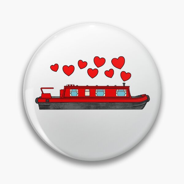 Artikelvorschau, Valentinstag auf einem Hausboot, Hochzeitstag auf einem Kanalboot entworfen und verkauft von doodlerob.
