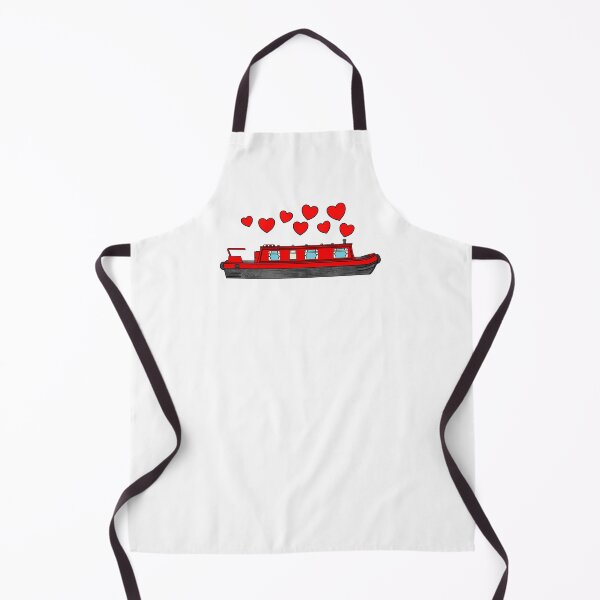 Item preview, Narrowboat Valentines Day, Canal Boat Wedding Anniversary designed and sold by doodlerob.