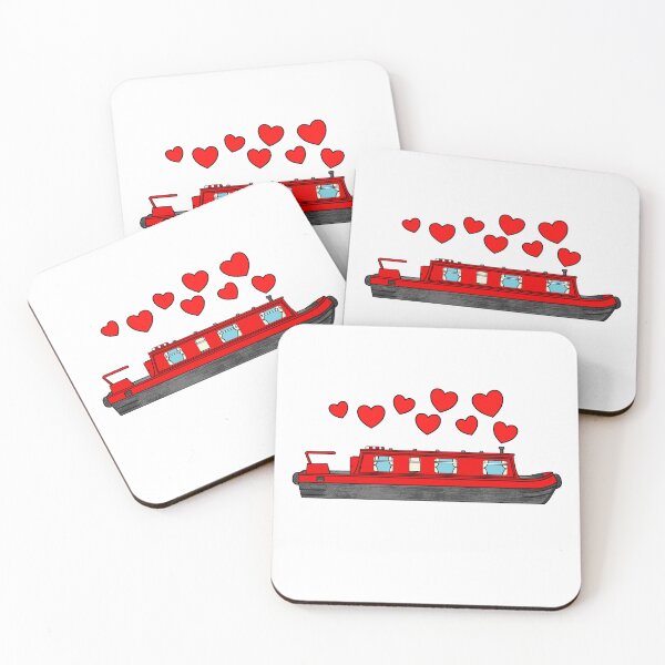 Artikelvorschau, Valentinstag auf einem Hausboot, Hochzeitstag auf einem Kanalboot entworfen und verkauft von doodlerob.
