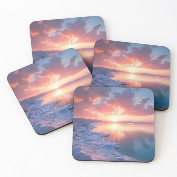 Item preview, Breathtaking landscape of the Dead Sea at twilight designed and sold by Giuseppe Cammino.
