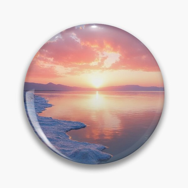 Item preview, Breathtaking landscape of the Dead Sea at twilight designed and sold by Giuseppe Cammino.