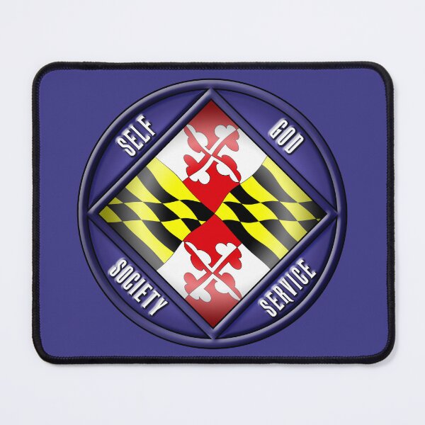 Item preview, NA Logo With Maryland MD Flag and colors designed and sold by NA-WEARS.