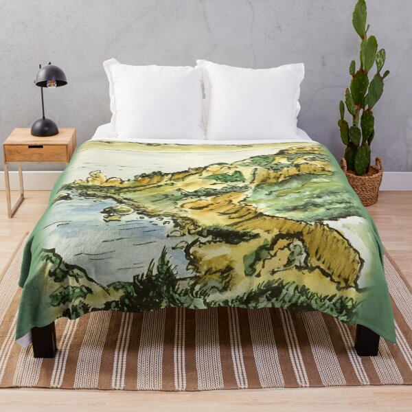 Item preview, Greek Island Coastline designed and sold by Dianna Hardy Art.