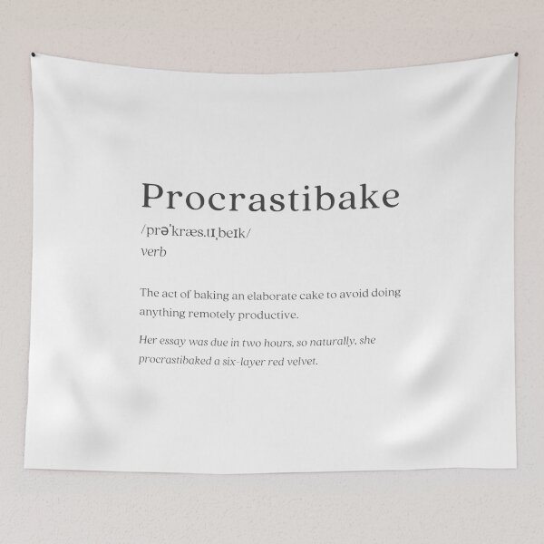 Item preview, Dictionary: Procrastination designed and sold by nature. electrified..
